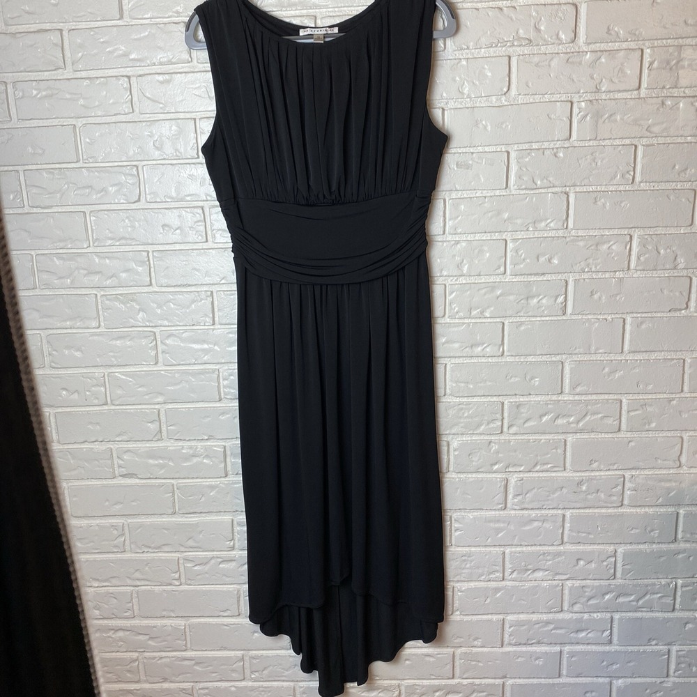 AA Studio‎ Women's Dress Size 14 Black Hi-Lo Sleeveless Career Party